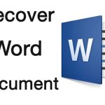 Recover Unsaved Word Document