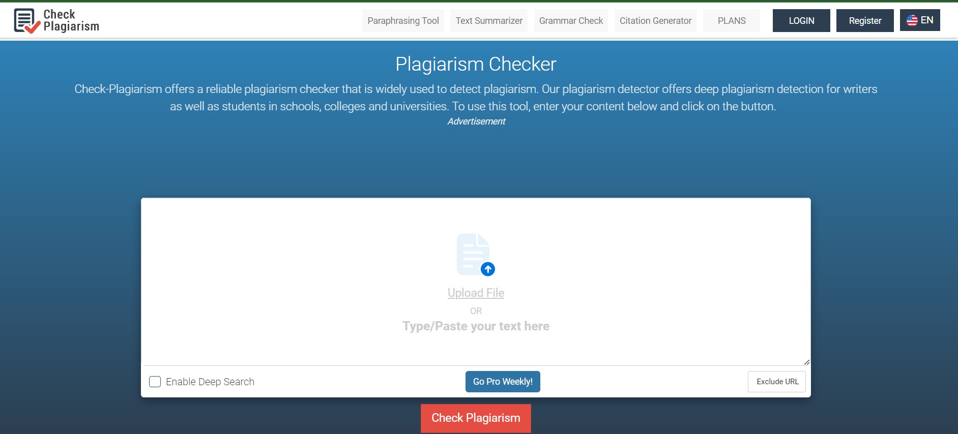 What is Check Plagiarism