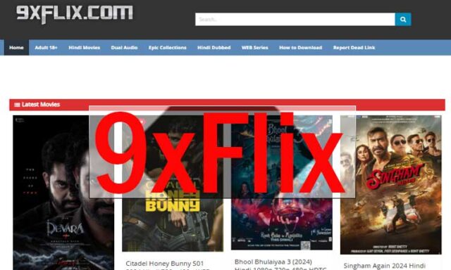 9xFlix 2024 HomePage